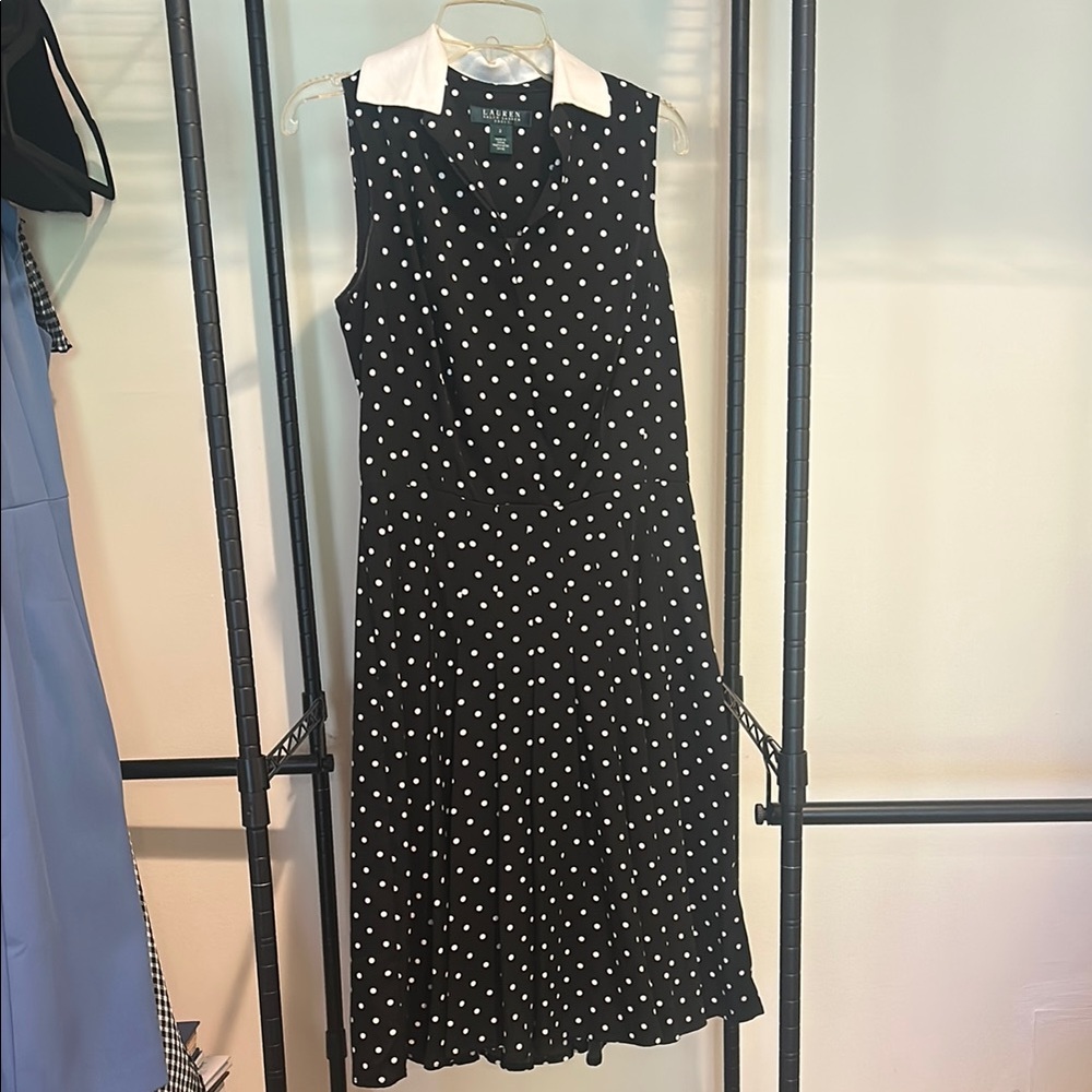 Black and White Polka Dot Dress